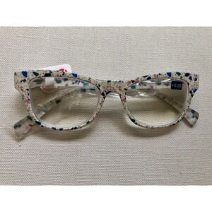 NEW TERRAZZO PEEPERS BLUE LIGHT FILTERING READING GLASSES +2.25